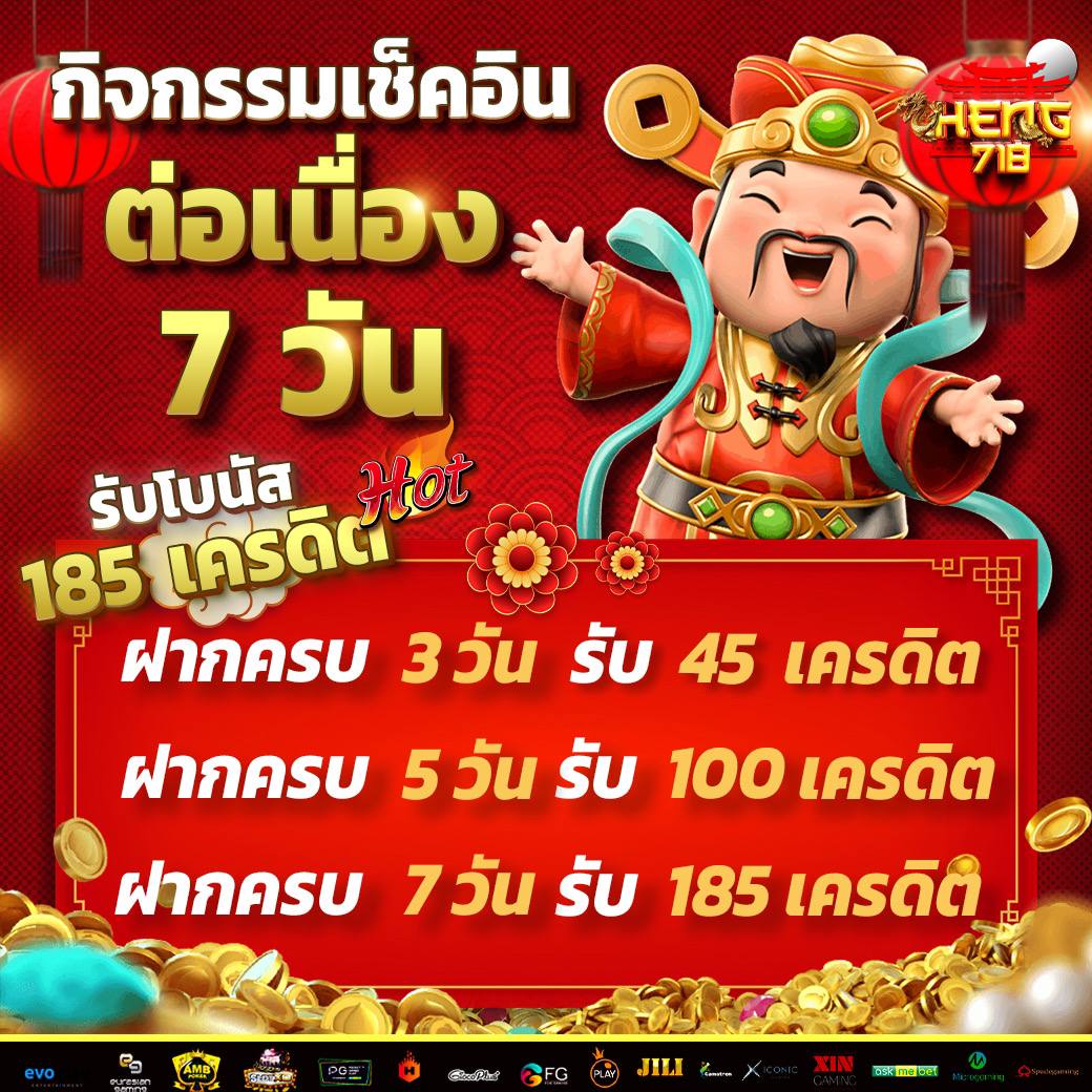 กิจกรรมเช็คอินต่อเนื่อง 7 วัน